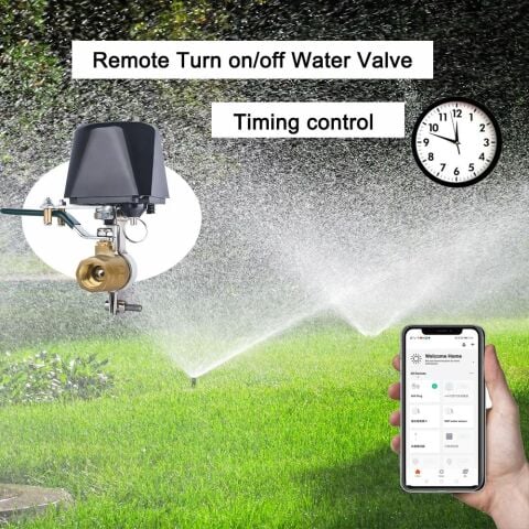 Anunnaki WiFi Akıllı Sulama Gaz Vanası Uzaktan Kumanda Valvi Aç Kapa Tuya Smart Life Doğalgaz Su
