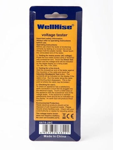 Kontrol Kalemi AC/DC Temaslı Temassız Kontrol Kalemi Voltaj Test Aleti Faz Kalemi Modern Tek Ebat