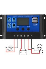 30A - 12/24V Solar Şarj Kontrol Cihazı - Regülatörü