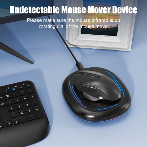 Mouse Jiggler Zamanlayıcılı Farkedilemeyen Fare İmleç Taşıyıcı Mouse İmleç Oynatıcı Hareket Cihazı