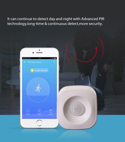 Anunnaki Akıllı Ev Wifi Hareket Sensörü Pir Dedektörü Zigbee Güvenlik Hırsız Alarm Sistemi