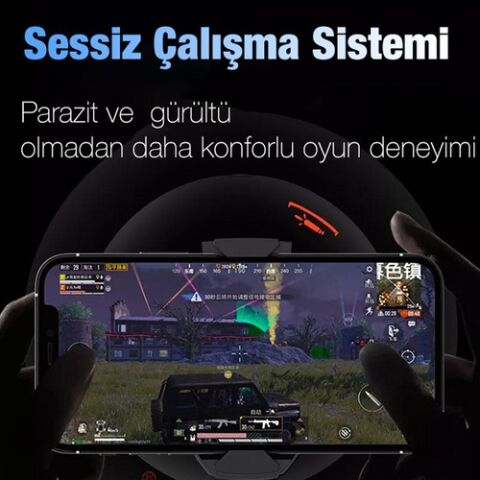Anunnaki Ultra Güçlü Turbo Hava Soğutmalı Cep Telefonu Soğutma Fanı Radyatör Soğutucu