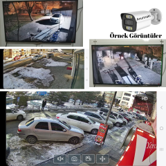 4Mp İp Kamera Seti 4’lü 6’lı 8’li 12’li Kamera Sistemi Full HD - Gece Görüşlü - Hareket Algılamalı