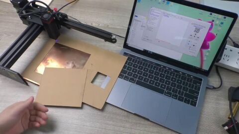 NEJE Master 2s Plus 30W Lazer Gravür Oyma Kesim Makinesi Masaüstü CNC Ahşap Metal Deri Epoksi Kazıma