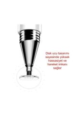 Anunnaki Android Ipad Telefon Tablet Uyumlu 2in1 Disk Uçlu Stylus Dokunmatik Çizim ve Yazı Kalemi