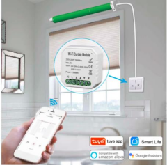 Anunnaki Wifi Akıllı Perde Panjur Anahtarı Modülü Tuya Smartlife Uzaktan Kumanda Rölesi