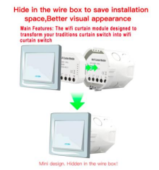 Anunnaki Wifi Akıllı Perde Panjur Anahtarı Modülü Tuya Smartlife Uzaktan Kumanda Rölesi