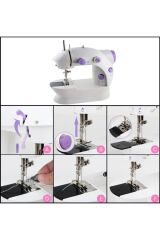 Anunnaki Işıklı Mini Ev Dikiş Makinesi Pedallı Sewıng Machine