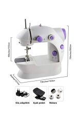 Anunnaki Işıklı Mini Ev Dikiş Makinesi Pedallı Sewıng Machine