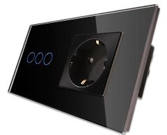 Anunnaki 3xTouch Wifi Kablosuz Dokunmatik Işık Anahtarı Priz Tuya Smart Life IOS Anroid