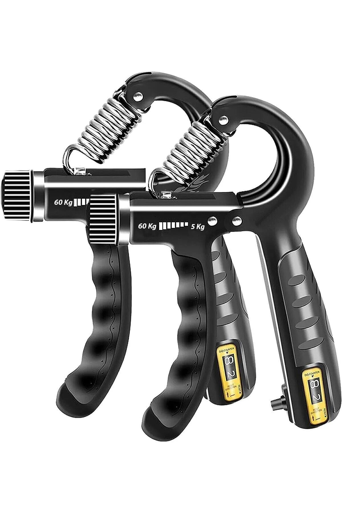 Anunnaki Ayarlanabilir Sayaçlı 5-60 KG El Yayı Bilek Kas Güçlendirme Aleti 1 Adet