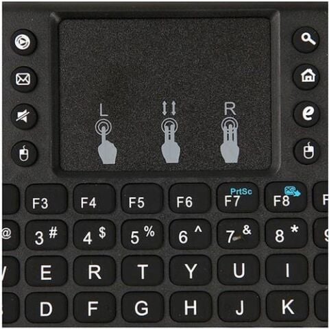 Anunnaki Kablosuz Ergonomik USB Mini Klavye Akıllı Tahta SMART TV Dokunmatik Mouse