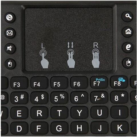 Anunnaki Kablosuz Ergonomik USB Mini Klavye Akıllı Tahta SMART TV Dokunmatik Mouse