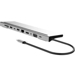 11 in 1 Type-c Hub Çoklayıcı Hdmi Vga Rj45 Ethernet Typec PD Dönüştürücü Adaptör Pc Laptop