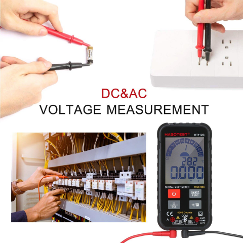 Anunnaki HABOTEST HT112B Akıllı Dijital NVC Dedektörü Analog Multimetre HT112-B