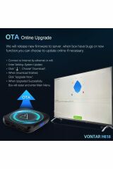 H618 Android TV Box Medya Oynatıcı Allwinner 2GB RAM 16GB ROM