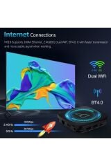 H618 Android TV Box Medya Oynatıcı Allwinner 2GB RAM 16GB ROM