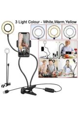 Anunnaki 2 In 1 Led Ring Light Youtuber Light Stüdyo Işığı Akrobat Selfie Led Masa Lambası