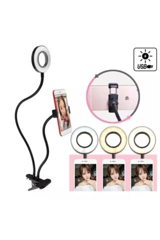 Anunnaki 2 In 1 Led Ring Light Youtuber Light Stüdyo Işığı Akrobat Selfie Led Masa Lambası