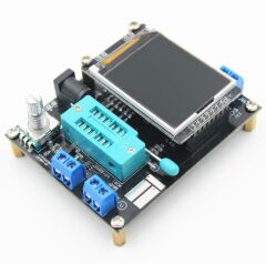 LCD GM328A Transistör Test Cihazı Diyot Kapasitans ESR Gerilim Frekans Ölçer PWM Kare Dalga