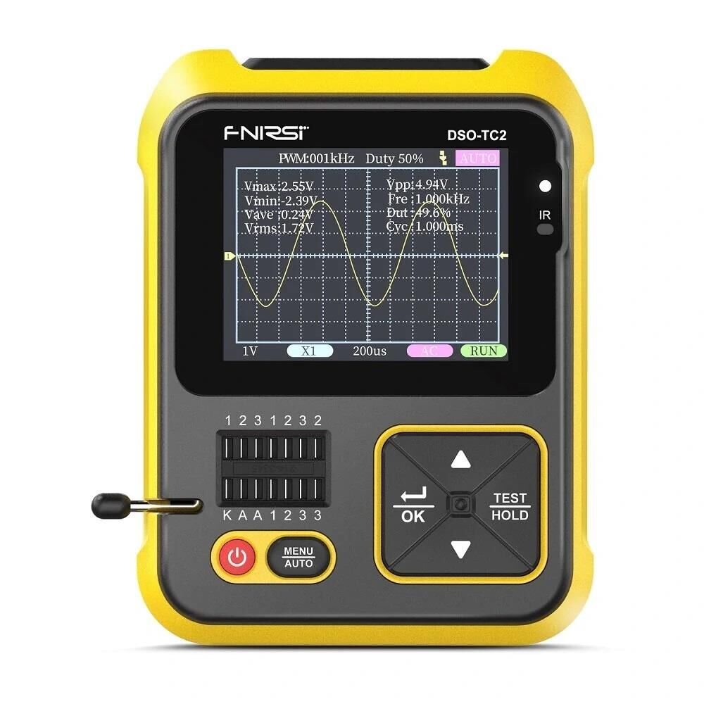 Anunnaki FNIRSI DSO-TC2 El Dijital Osiloskop LCR Metre Grafik Ekran Transistör Test Cihazı 2.4