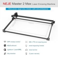 NEJE Master 2S Max 40W CNC Lazer Kesim Makinesi Ahşap Metal Kazıma Oyma Gravür 460x810mm