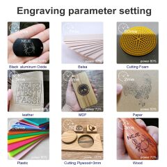 NEJE Master 2S Max 40W CNC Lazer Kesim Makinesi Ahşap Metal Kazıma Oyma Gravür 460x810mm