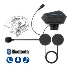 Motosiklet Bluetooth interkom Kablosuz Stereo telefon görüşmesi Kiti mikrofonlu İntercom