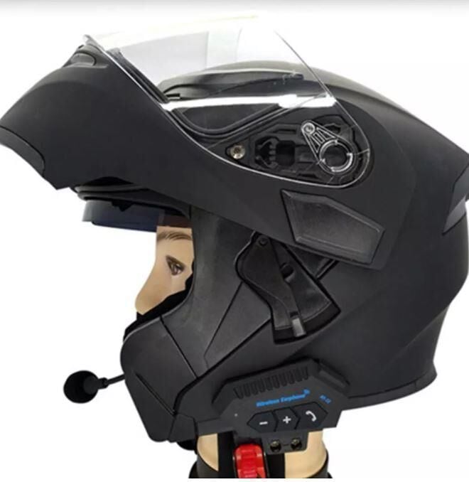 Motosiklet Bluetooth interkom Kablosuz Stereo telefon görüşmesi Kiti mikrofonlu İntercom