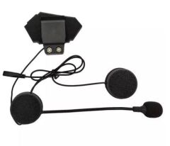Motosiklet Bluetooth interkom Kablosuz Stereo telefon görüşmesi Kiti mikrofonlu İntercom