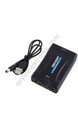 Anunnaki Hdmı To Scart Av Video Tv Çevirici Dönüştürücü Adaptör