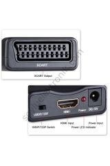 Anunnaki Hdmı To Scart Av Video Tv Çevirici Dönüştürücü Adaptör