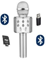 Anunnaki Bluetooth Hoparlör Hafıza Kartı Usb Aux Giriş Destekli Siyah Karaoke Mikrofon