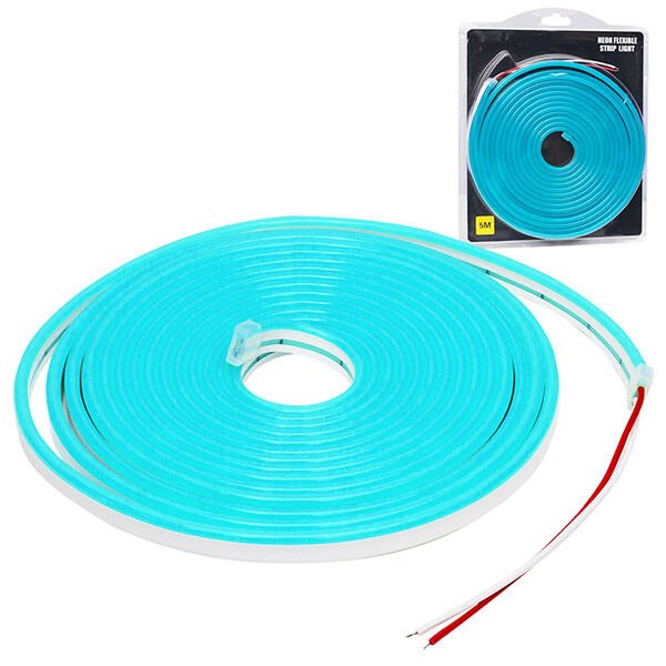 Anunnaki NEON LED ŞERİT BUZ MAVİ 5 METRE 12 VOLT ICE BLUE LED 5M