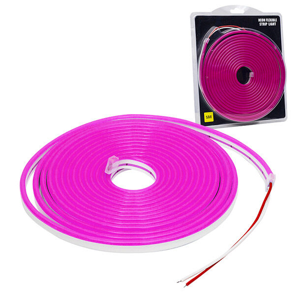 Anunnaki NEON LED ŞERİT MOR 5 METRE 12 VOLT 5M LED