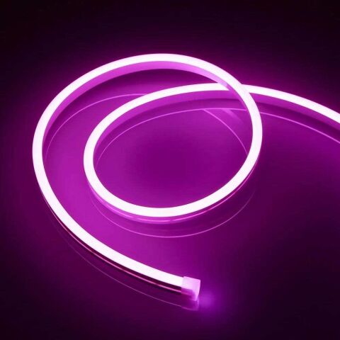 Anunnaki NEON LED ŞERİT PEMBE 5 METRE 12 VOLT LED 5M