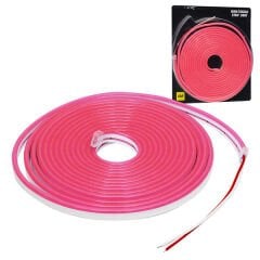 Anunnaki NEON LED ŞERİT PEMBE 5 METRE 12 VOLT LED 5M