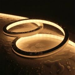 Anunnaki NEON LED ŞERİT GÜN IŞIĞI 5 METRE 12 VOLT WARM WHITE LED 5M