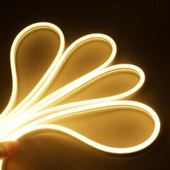 Anunnaki NEON LED ŞERİT GÜN IŞIĞI 5 METRE 12 VOLT WARM WHITE LED 5M