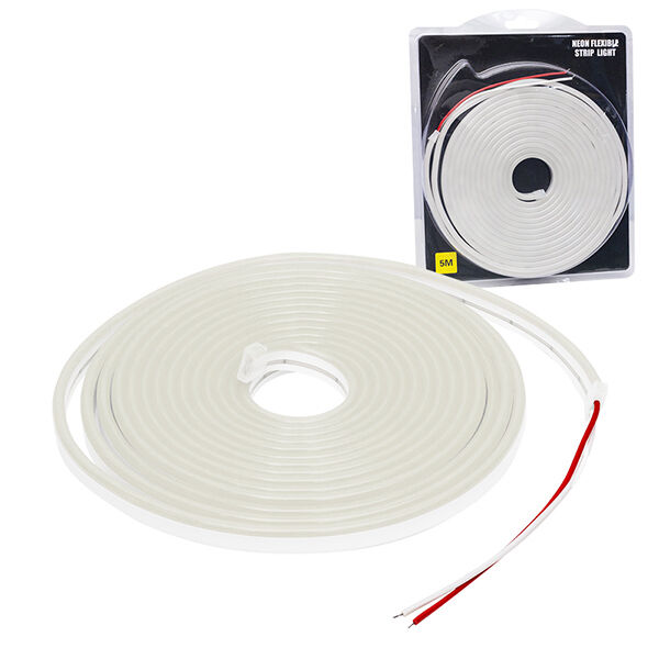 Anunnaki NEON LED ŞERİT BEYAZ 5 METRE 12 VOLT COLD WHITE 5M