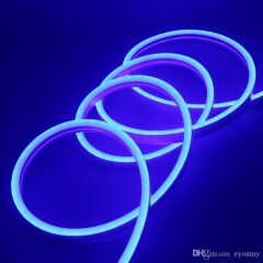 Anunnaki NEON LED ŞERİT MAVİ 5 METRE 12 VOLT NAVY BLUE LED 5M