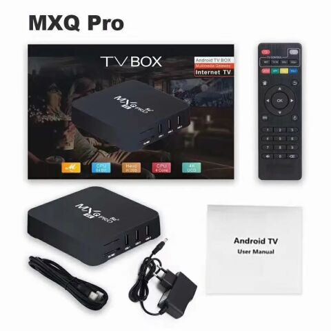 Anunnaki 4k Ultra Hd Android Tv Box Mxq Pro 1GB 8GB 5G Dört Çekirdekli Meida Player