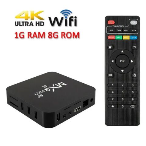 Anunnaki 4k Ultra Hd Android Tv Box Mxq Pro 1GB 8GB 5G Dört Çekirdekli Meida Player