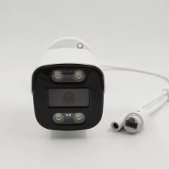 4mp IP Kamera Metal Kasa 3.6mm Ses Kayıt Gece Görüşü İç ve Dış Mekan Su Geçirmez Onvif