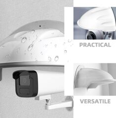 Güvenlik Kamerası ve Kapı Zili Yağmur Güneş Koruyucu Gölgelik Siper Koruyucu Plastik Kılıf Siperlik