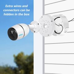 Güvenlik Kamerası Elektrik Montaj Buatı Bağlantı Kutusu 12cm