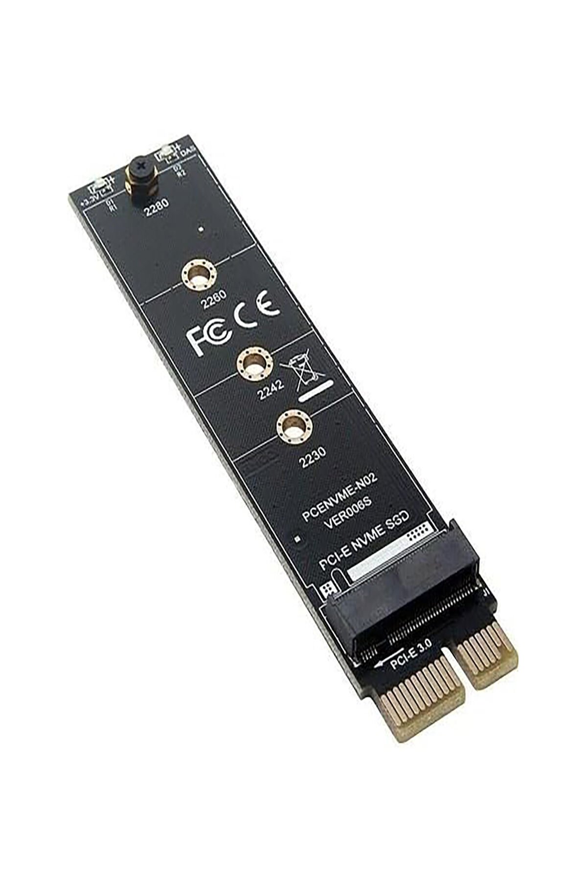 PX-M2PCIEX PCIE X1'dan M-Key M2.NVMe Ssd Çevirici Dönüştürücü Taşınılabilir EVO SSD İle Uyumlu