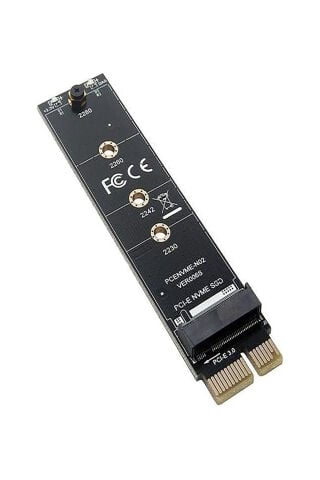 PX-M2PCIEX PCIE X1'dan M-Key M2.NVMe Ssd Çevirici Dönüştürücü Taşınılabilir EVO SSD İle Uyumlu