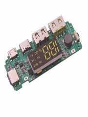 Çift Usb 5v 2.4a Led Ekranlı 18650 Pil Şarj Modülü Micro Type-c Powerbank Devresi Modülü