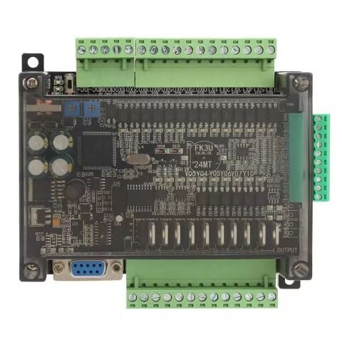 FX3U 24MR - 14 Giriş 10 Röle Çıkışlı Baskılı Devre Kartı